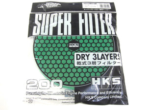HKS SUPER POWER FLOW RELOADED REPLACEMENT AIR FILTER - 200MM