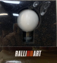 Load image into Gallery viewer, RALLIART DURACON SHIFT KNOB 6MT WHITE