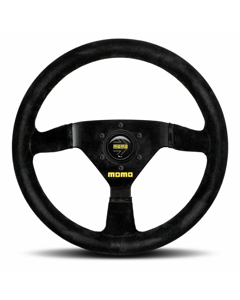 MOMO MOD 69 Black Suede 350mm Steering Wheel - 11111693521L : KYP Performance House