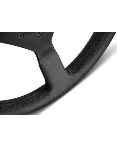 MOMO Montecarlo Black Leather 350mm Steering Wheel - 11111785225R : KYP Performance House