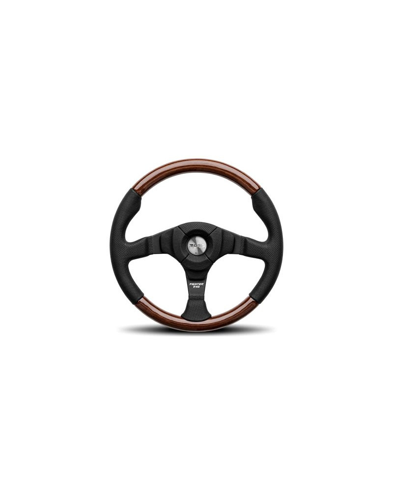 MOMO Fighter Evo Wood 350mm Steering Wheel - VFGHTEVO35W : KYP Performance House