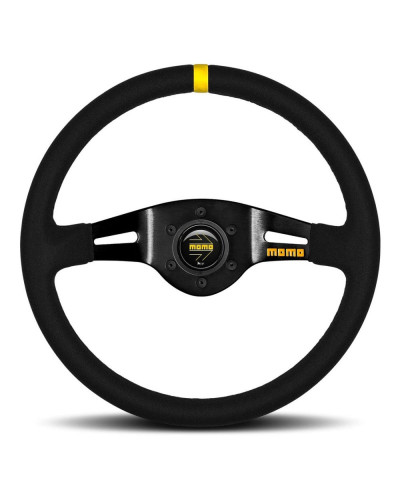 MOMO MOD 03 Black Suede 350mm Steering Wheel - 11150405211R : KYP Performance House