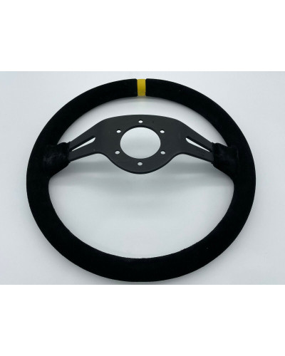 MOMO MOD 03 Black Suede 350mm Steering Wheel - 11150405211R : KYP Performance House