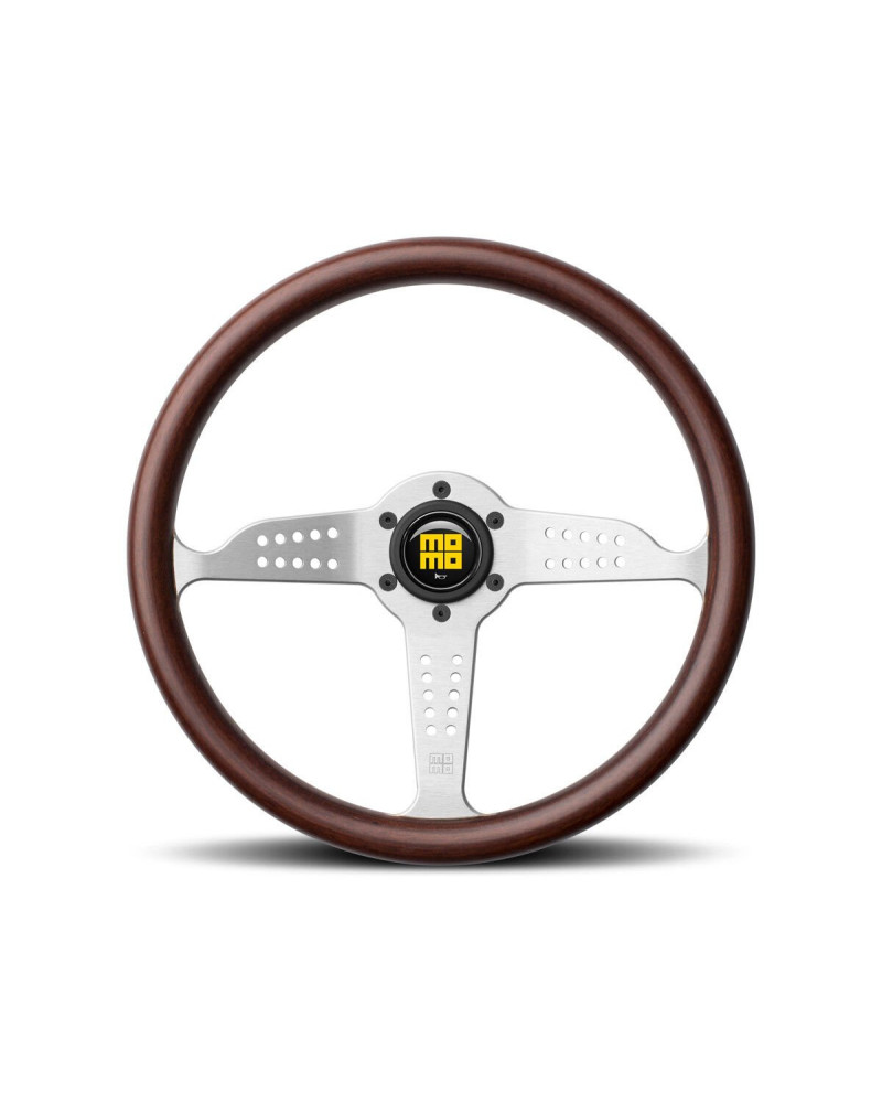 MOMO Heritage Grand Prix Silver 350mm Steering Wheel - VGRPRIXMZ350 : KYP Performance House