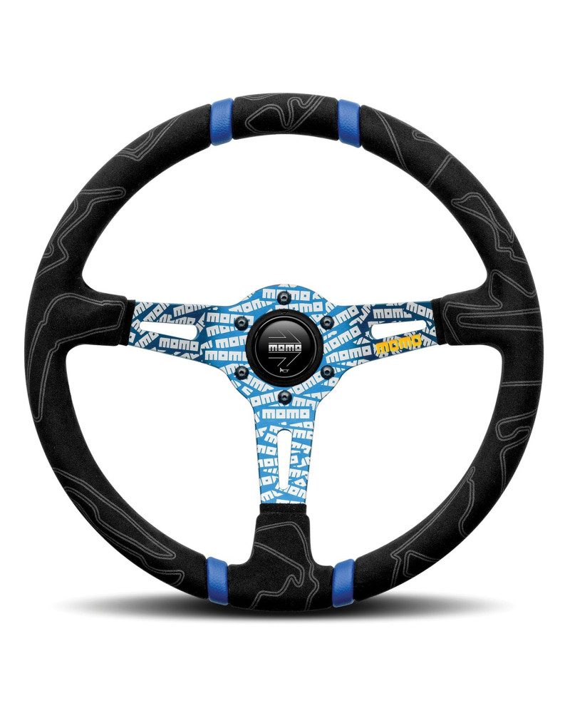 MOMO ULTRA Blue 350mm Steering Wheel - VULTRABLU350 : KYP Performance House