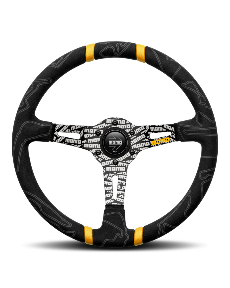 MOMO ULTRA Black 350mm Steering Wheel - VULTRABLK350R : KYP Performance House