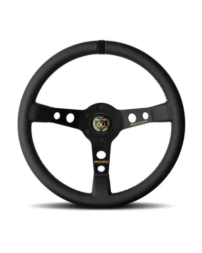 MOMO 60th Anniversario MOD 07 Limited Edition 350mm Steering Wheel - V07ANNIVBK35R : KYP Performance House