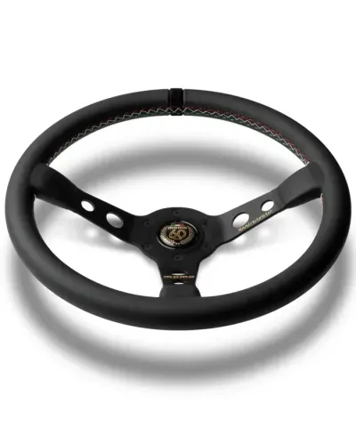 MOMO 60th Anniversario MOD 07 Limited Edition 350mm Steering Wheel - V07ANNIVBK35R : KYP Performance House