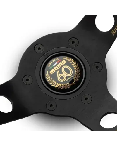 MOMO 60th Anniversario MOD 07 Limited Edition 350mm Steering Wheel - V07ANNIVBK35R : KYP Performance House