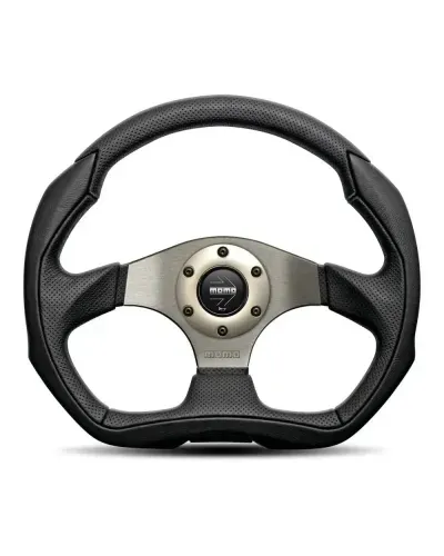 MOMO Eagle Black Anthracite 350mm Steering Wheel - VEAGLE35CBLKR : KYP Performance House