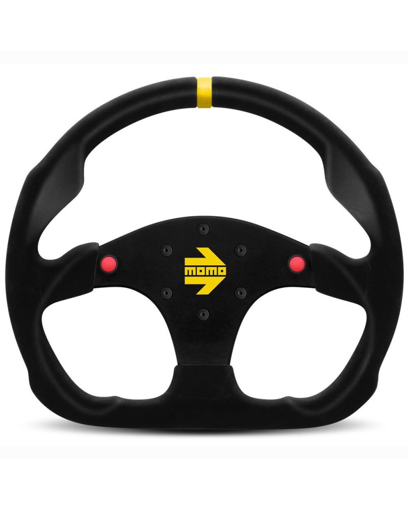 MOMO MOD.30 B Black Suede Steering Wheel 320mm - VR30B32BKNEWR : KYP Performance House