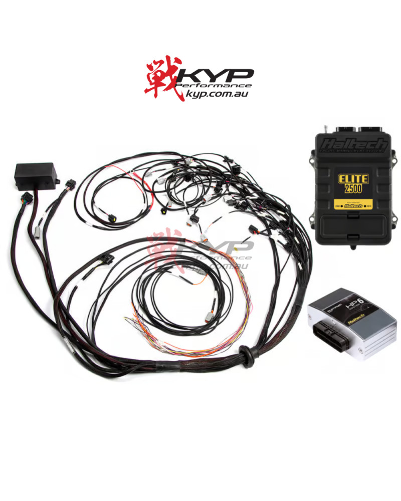 HALTECH Elite 2500 + Terminated Harness Kit For Ford Falcon FG Barra 4.0L I6 - HT-151369 : KYP Performance