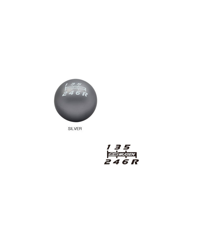 MUGEN SHIFT KNOB (GRAY SILVER) : KYP PERFORMANCE HOUSE | FOR TYPE R | FK8 | FD2 | EK9 | FL8