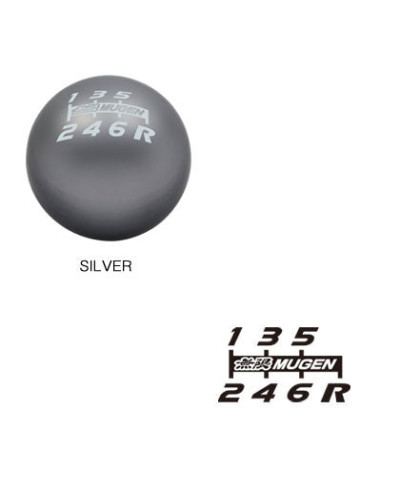 MUGEN SHIFT KNOB (GRAY SILVER) : KYP PERFORMANCE HOUSE | FOR TYPE R | FK8 | FD2 | EK9 | FL8