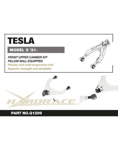 HARDRACE  FRONT UPPER CAMBER KIT TESLA MODEL X 21+ : KYP PERFORMANCE HOUSE