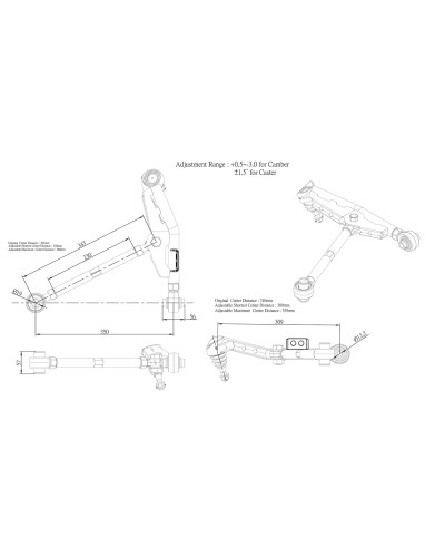 HARDRACE FRONT LOWER CONTROL ARM SUBARU, TOYOTA, 86, BRZ, FR-S, ZC 6, ZN6, FT86/FR-S ZN6/ZC6 : KYP PERFORMANCE HOUSE