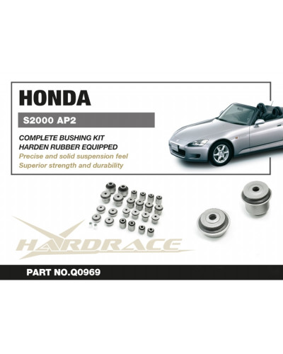 HARDRACE HONDA S2000 AP2 04-09 COMPLETE BUSHING KIT : KYP PERFORMANCE HOUSE |FAST SHIPPING JDM CAR PARTS UPGRADE AUSTRALIA