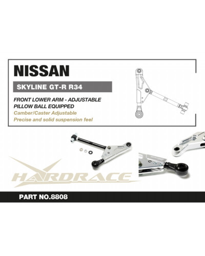 HARDRACE BILLET FRONT LOWER CONTROL ARM NISSAN, SKYLINE, R32, R33, R34 GT-R : KYP PERFORMANCE HOUSE