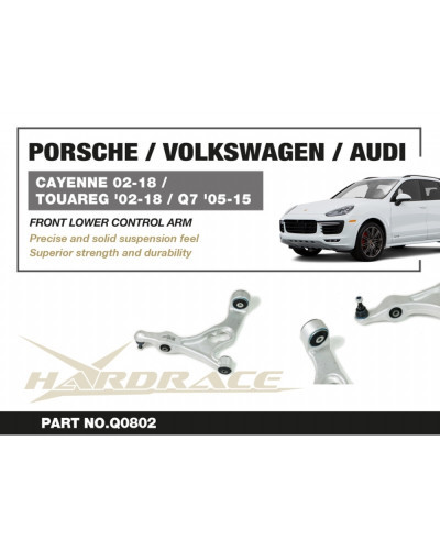 HARDRACE FRONT LOWER CONTROL ARM PORSCHE CAYENNE '02-18 VOLKSWAGEN TOUAREG '02-18/ AUDI Q7 '05-15 : KYP PERFORMANCE HOUSE