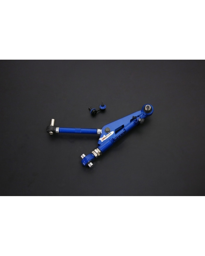 HARDRACE FRONT ADJUSTABLE LOWER CONTROL ARM+SWAY BAR LINK V2, MINIMUM +25MM EXTEND NISSAN, SILVIA, SKYLINE, R32, Q45, Y33 97-20 