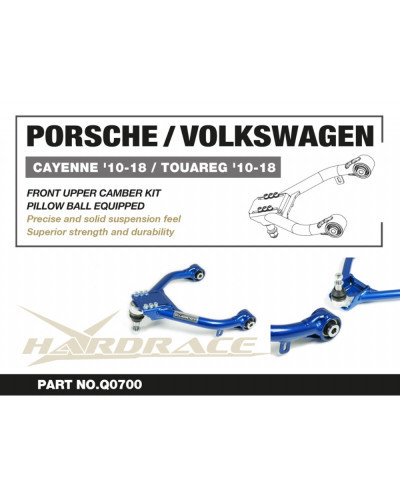 HARDRACE FRONT UPPER CAMBER KIT PORSCHE CAYENNE '10-18/ VOLKSWAGEN TOUAREG '10-18 : KYP PERFORMANCE HOUSE