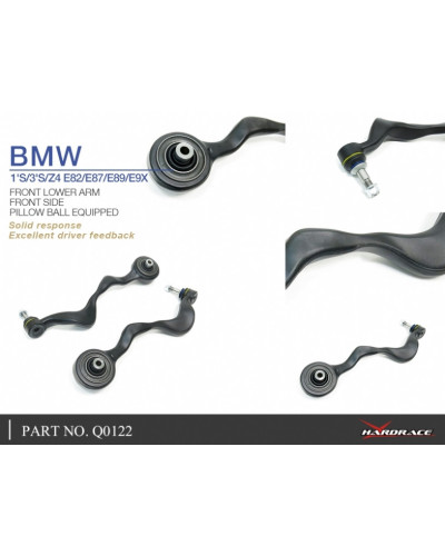 HARDRACE FRONT LOWER ARM FRONT BMW, 1 SERIES, 3 SERIES, Z4, E89, E8X, E9X : KYP PERFORMANCE HOUSE