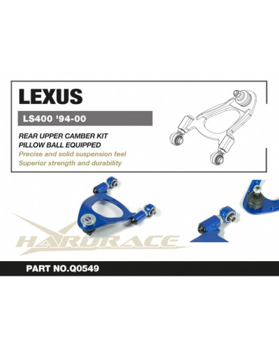 HARDRACE LEXUS LS400/TOYOTA CELSIOR UCF20 '94-00/ CENTURY 97-16 REAR UPPER ARM CAMBER KIT : KYP PERFORMANCE HOUSE