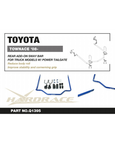 HARDRACE  REAR ADD-ON SWAY BAR TOYOTA TOWNACE/LITEACE : KYP PERFORMANCE HOUSE