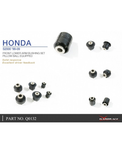 HARDRACE FRONT LOWER ARM BUSHING SET HONDA, S2000, AP1/2 : KYP PERFORMANCE HOUSE |FAST SHIPPING JDM CAR PARTS UPGRADE AUSTRALIA