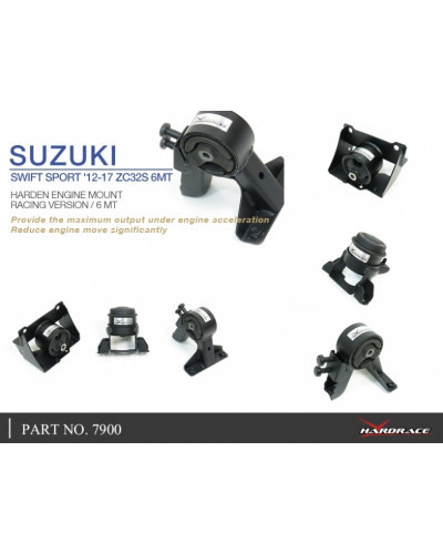 HARDRACE HARDENED ENGINE MOUNT SUZUKI, SWIFT, ZC32 11-17 : KYP PERFORMANCE HOUSE