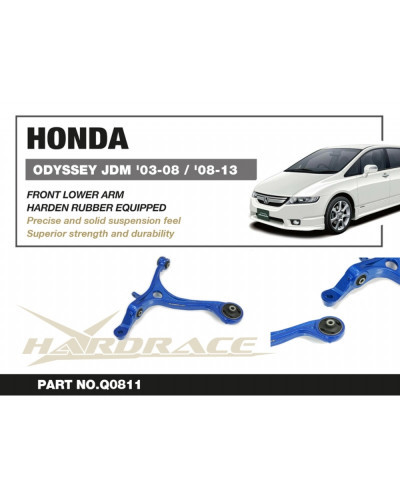 HARDRACE HONDA ODYSSEY JDM 03-13 RB1/2/3/4 FRONT LOWER CONTROL ARM : KYP PERFORMANCE HOUSE