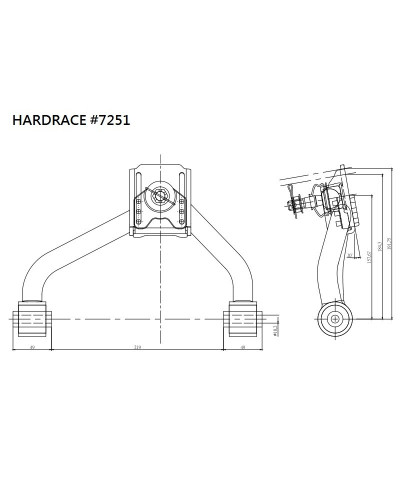 HARDRACE FRONT UPPER CAMBER KIT TOYOTA, LEXUS, ARISTO, CROWN MAJESTA, GS, SC, JZS160 98-05, Z40 01-10, JZS, UZS 17  99-04, JZ : 