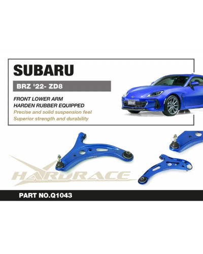 HARDRACE SUBARU BRZ '22- ZD8 FRONT LOWER CONTROL ARM : KYP PERFORMANCE HOUSE