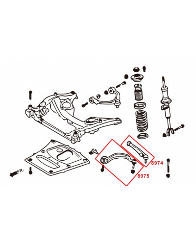 HARDRACE FRONT LOWER FRONT ARM RH+LH BMW, 5/6 SERIES , F06/F12/F13, F10/F11/F07 : KYP PERFORMANCE HOUSE