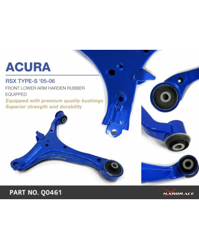 HARDRACE FRONT LOWER ARM FACELIFT 05-06, DC5 INTEGRA RSX : KYP PERFORMANCE HOUSE