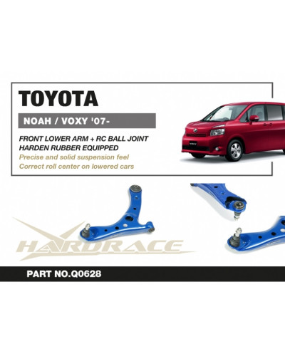 HARDRACE TOYOTA NOAH/VOXY '07-14/'14- FRONT LOWER CONTROL ARM + RC BALL JOINT  : KYP PERFORMANCE HOUSE