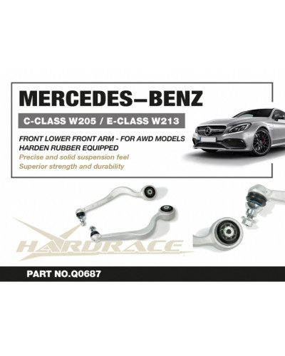 HARDRACE MERCEDES-BENZ C-CLASS W205/ E-CLASS W213 AWD FRONT LOWER FRONT ARM : KYP PERFORMANCE HOUSE