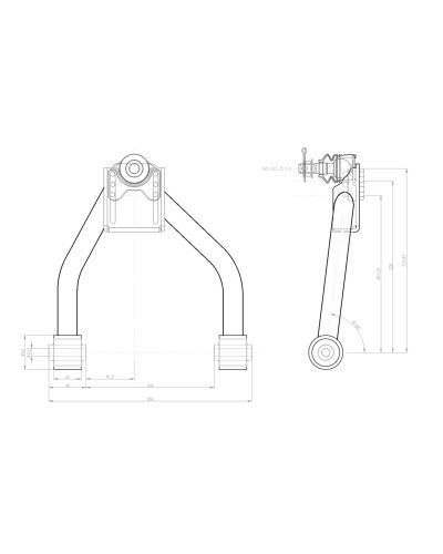 HARDRACE FRONT UPPER NEGATIVE ARM TOYOTA, LEXUS, ALTEZZA, IS, XE10 99-05, SXE 10 98-05 : KYP PERFORMANCE HOUSE