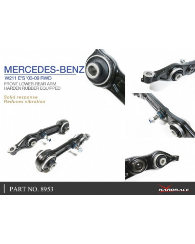 HARDRACE FRONT LOWER-REAR ARM MERCEDES, E-CLASS, W211 03-09 : KYP PERFORMANCE HOUSE