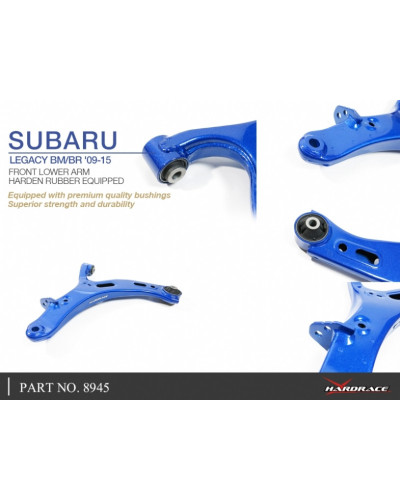 HARDRACE FRONT LOWER ARM SUBARU, LEGACY, BM/BR 09-14 : KYP PERFORMANCE HOUSE