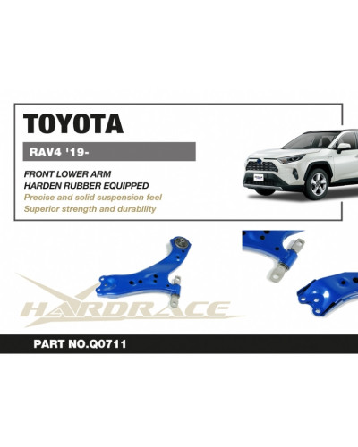 HARDRACE TOYOTA RAV4 '19- FRONT LOWER CONTROL ARM : KYP PERFORMANCE HOUSE