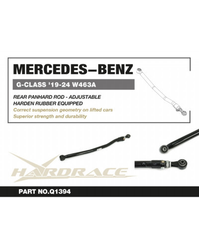 HARDRACE  REAR PANHARD ROD M-BENZ G-CLASS 19-24 W463A : KYP PERFORMANCE HOUSE