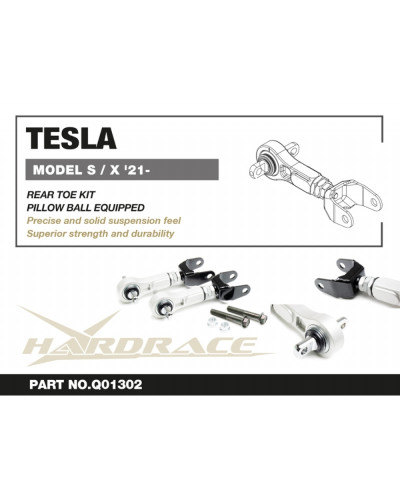 HARDRACE  REAR TOE KIT TESLA MODEL S 21+/MODEL X 21+ : KYP PERFORMANCE HOUSE