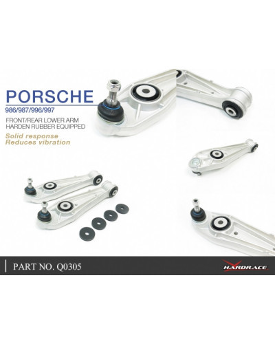 HARDRACE FRONT/REAR LOWER ARM PORSCHE, 911, BOXSTER, 986 96-04, 987 04-12, 996 97-04, 997 05-12 : KYP PERFORMANCE HOUSE