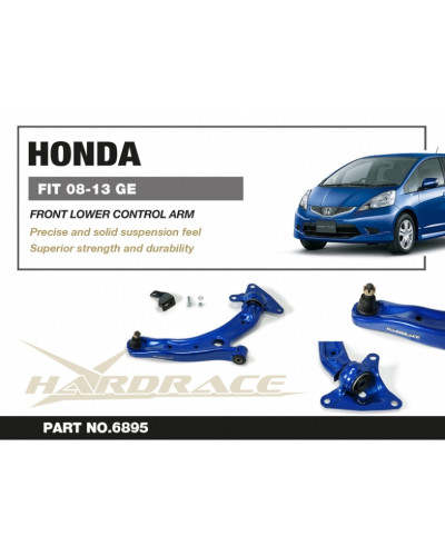 HARDRACE FRONT LOWER CONTROL ARM HONDA, JAZZ/FIT, GE6/7/8/9 : KYP PERFORMANCE HOUSE