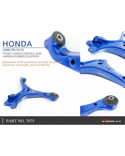 HARDRACE FRONT LOWER CONTROL ARM HONDA, CIVIC, FG, FB : KYP PERFORMANCE HOUSE