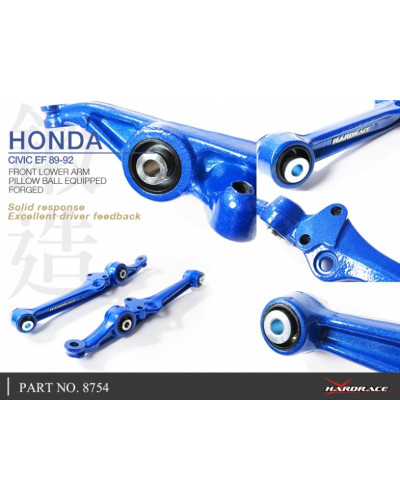 HARDRACE FRONT LOWER ARM HONDA, CIVIC, EC/ED/EE/EF : KYP PERFORMANCE HOUSE