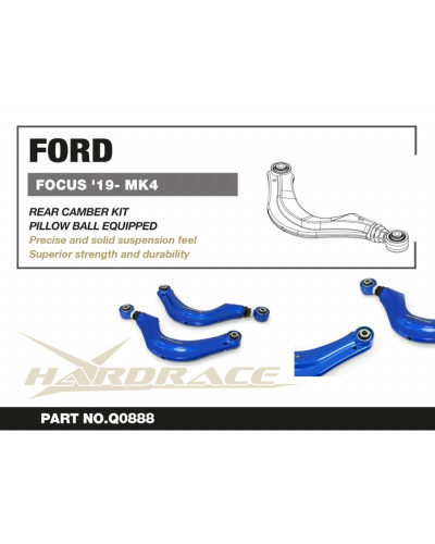 HARDRACE REAR CAMBER KIT FORD FOCUS '19- MK4 : KYP PERFORMANCE HOUSE