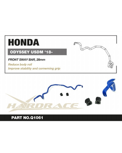 HARDRACE FRONT SWAY BAR HONDA ODYSSEY USDM '18-  : KYP PERFORMANCE HOUSE