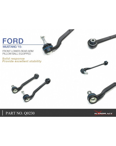 HARDRACE FRONT LOWER-REAR ARM USA, MUSTANG, MK6 S550 15-PRESENT : KYP PERFORMANCE HOUSE